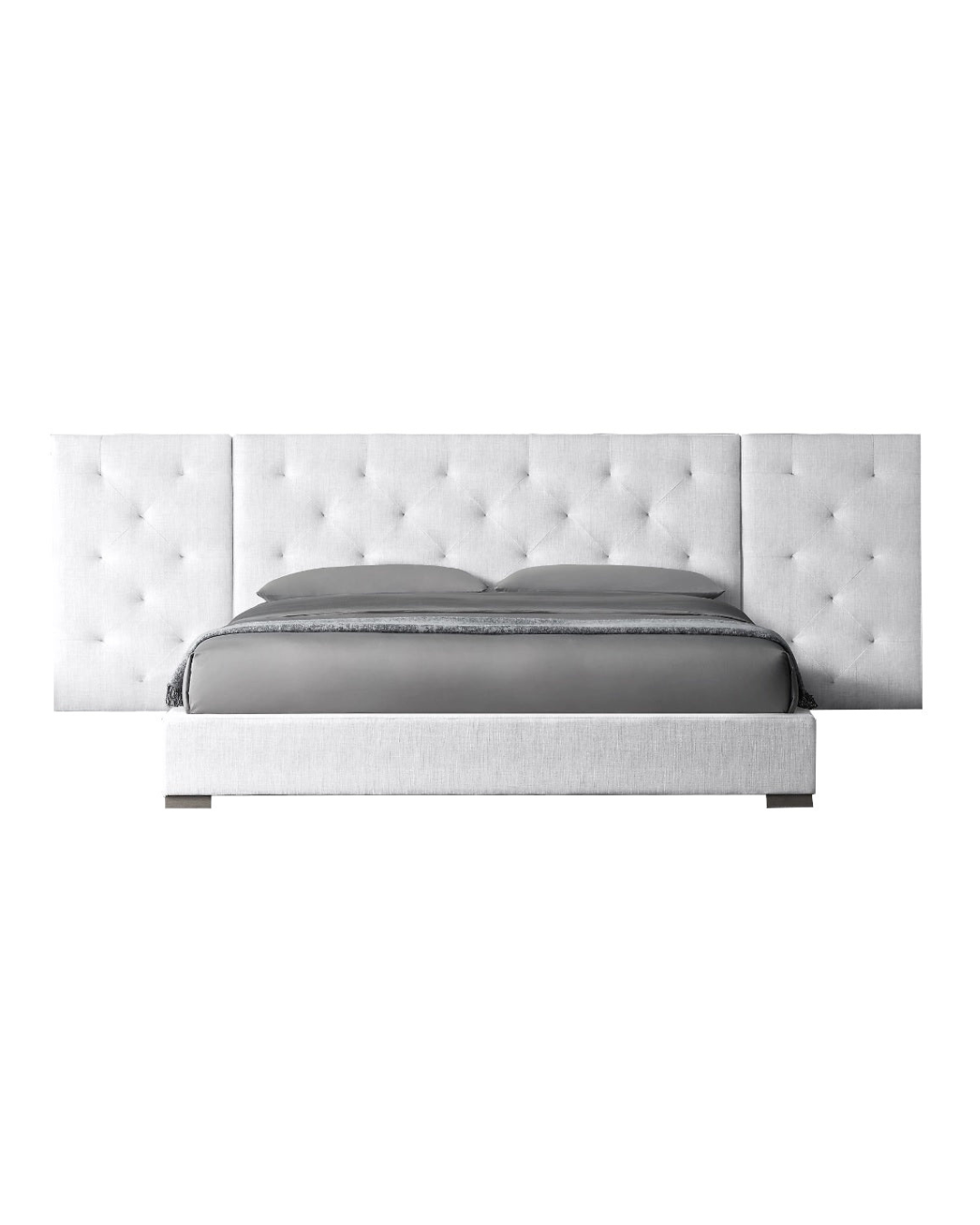 Diamond Tufted Bed with Panel