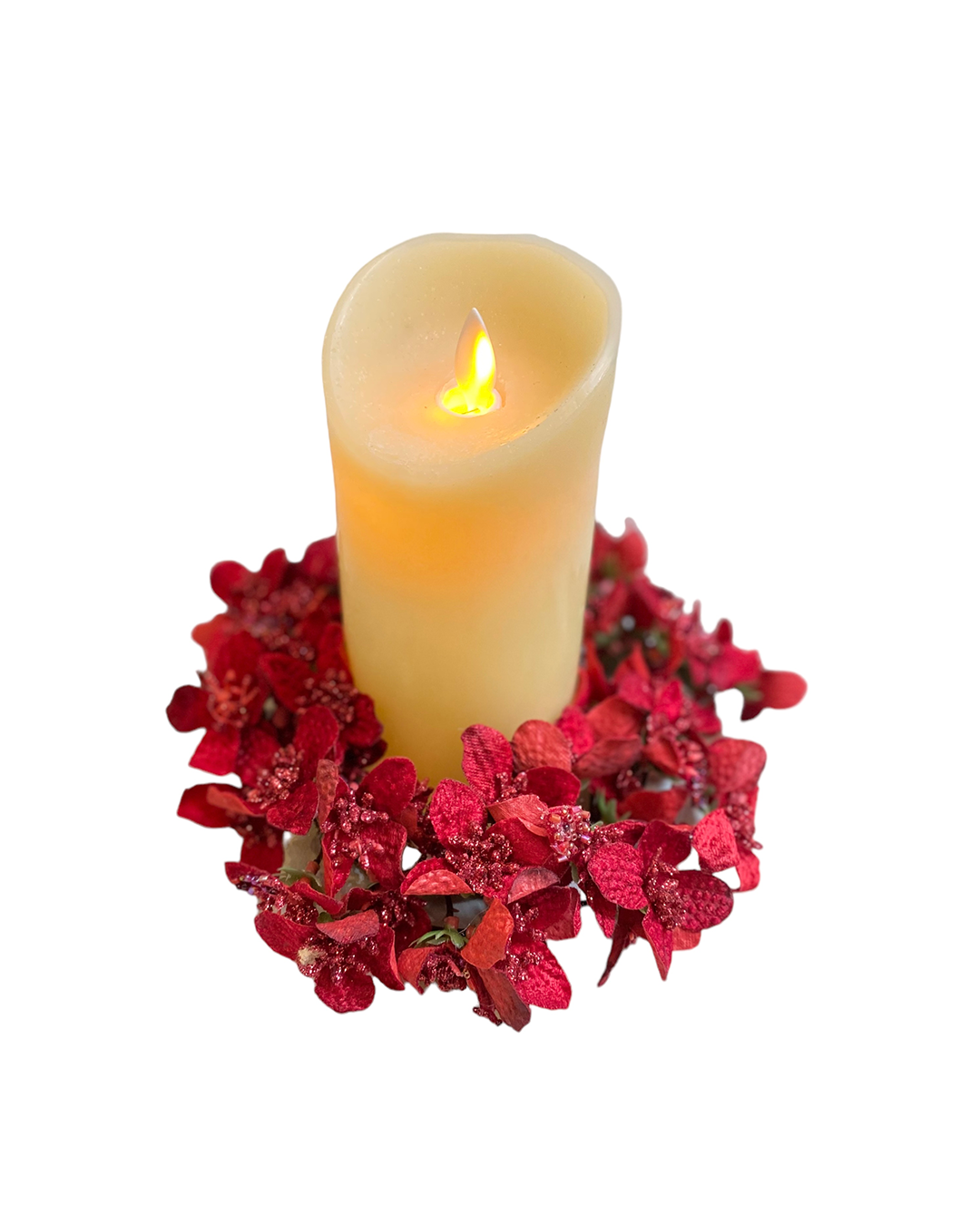 8" PAPER BLOSSOM CANDLE RING