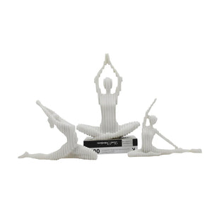 KETSORA YOGA STATUARY, WHITE  9/10/16"