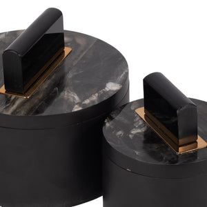 RESIN WHEATLY BLACK BOXES