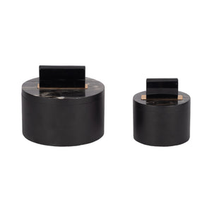 RESIN WHEATLY BLACK BOXES