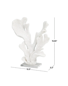 WHITE POLYSTONE CORAL