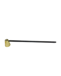 WOOD CANDLE SNUFFER GOLD