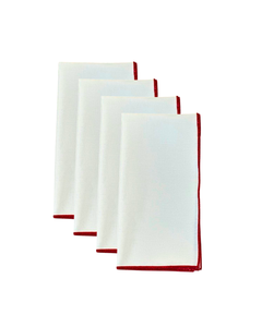 Set de 4 Servilletas Contrast Trim